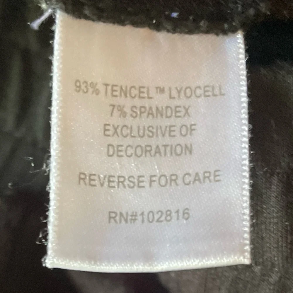 NWT Garnet Hill Women's Easy Black Boho Pants with Side Detailing - Picture 10 of 11